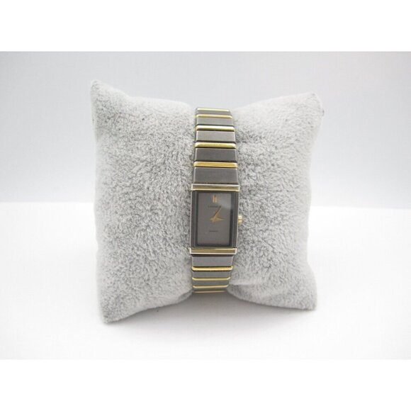 Vtg Lassale Seiko Quartz WR Analog 13mm Tank Watch (H731) "New Battery" - Picture 5 of 10